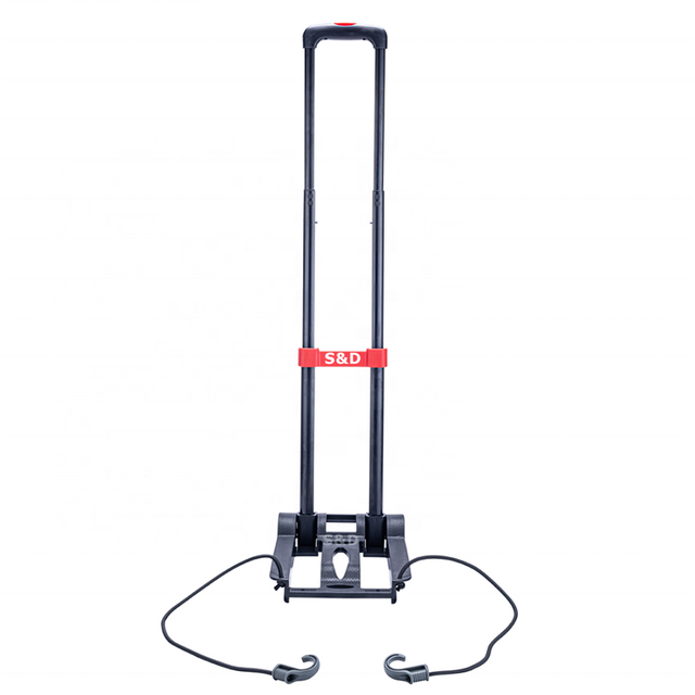 عربة تسوق صغيرة مدمجة وقابلة للطي من الفولاذ بمقبض تلسكوبي - مثالية للترقيات!